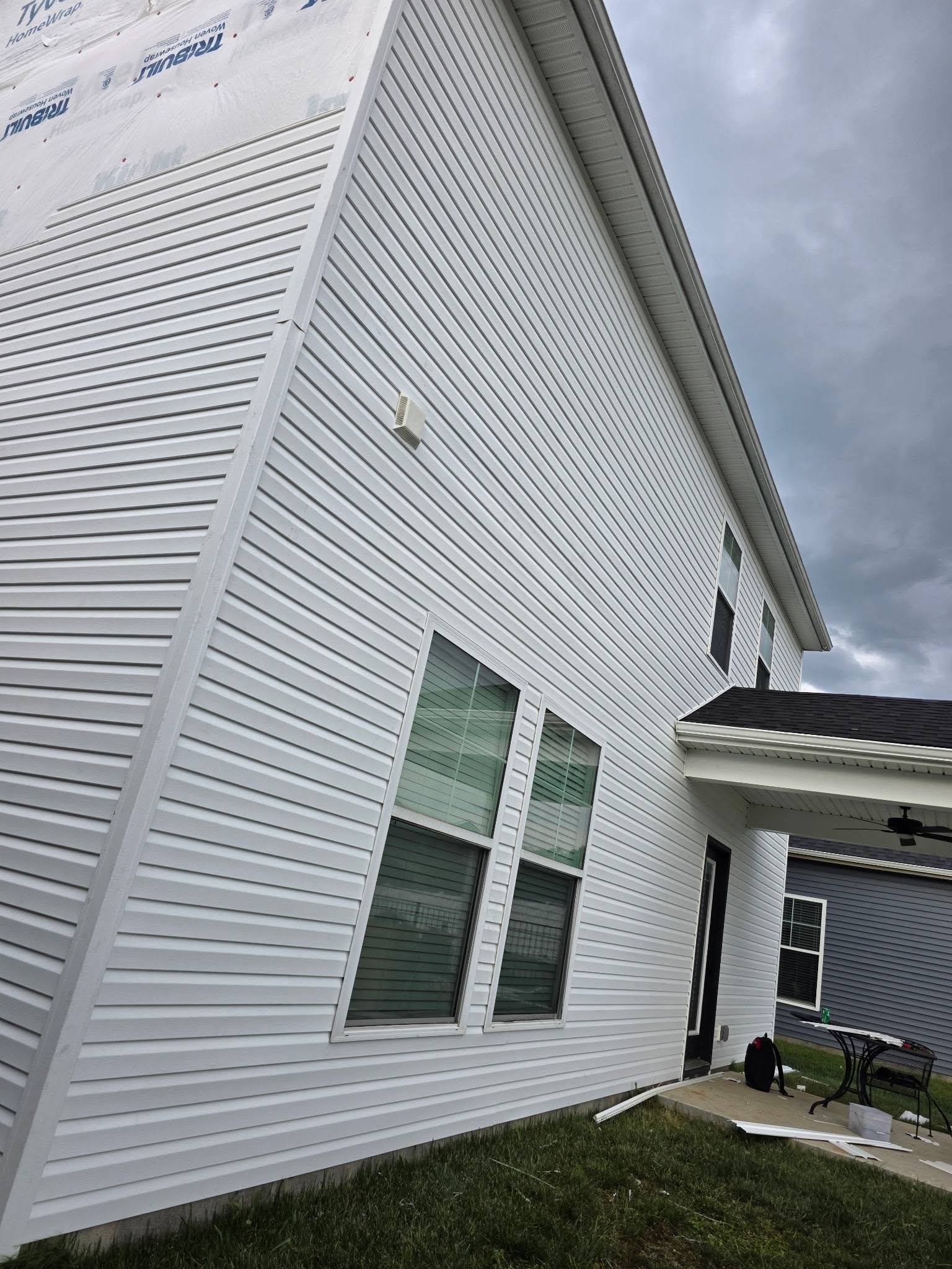 Storm damage restoration project